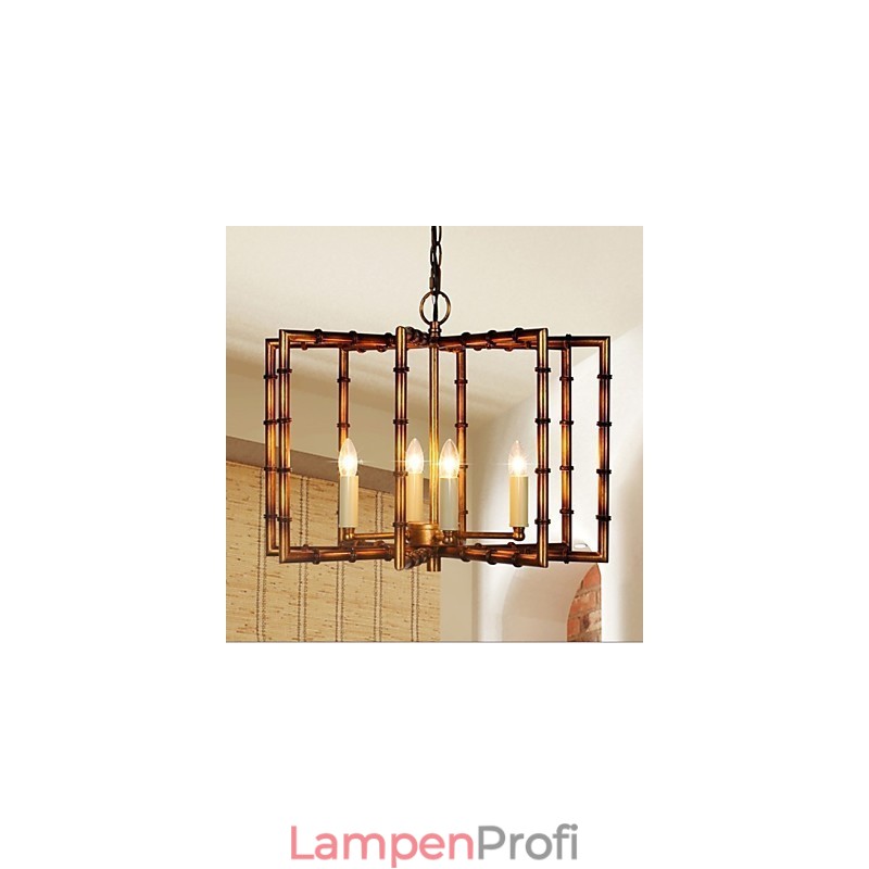 Amerikanischen Land Einfache Antike Kupfer Eisen Kronleuchter Kronleuchter Kreative