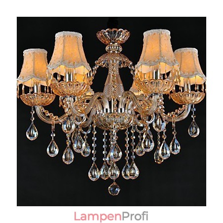 Kronleuchter Kristall Traditionell Klassisch Glas 6 Licht