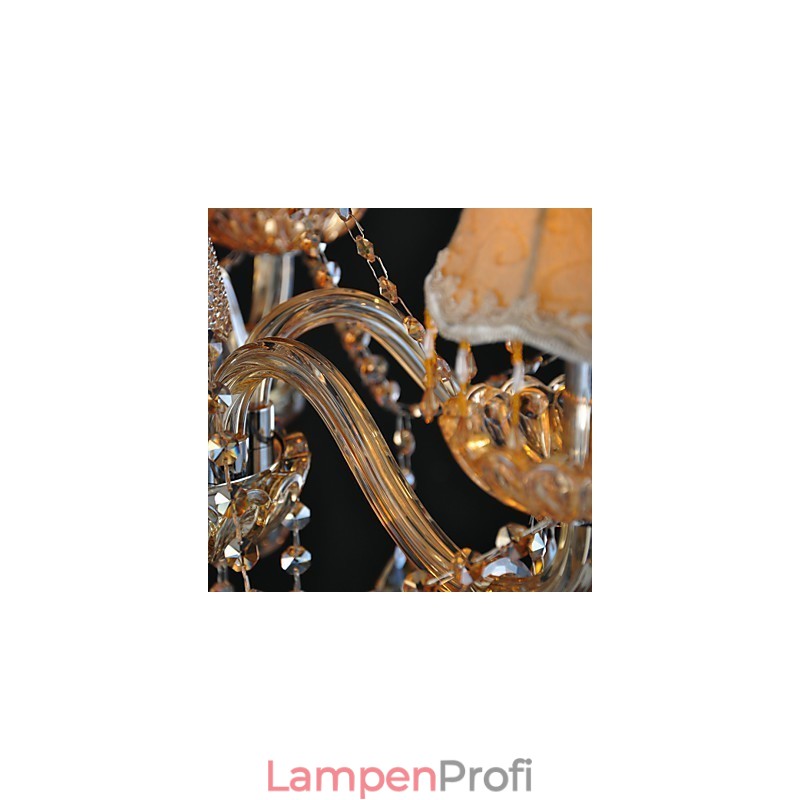 Kronleuchter Kristall Traditionell Klassisch Glas 6 Licht