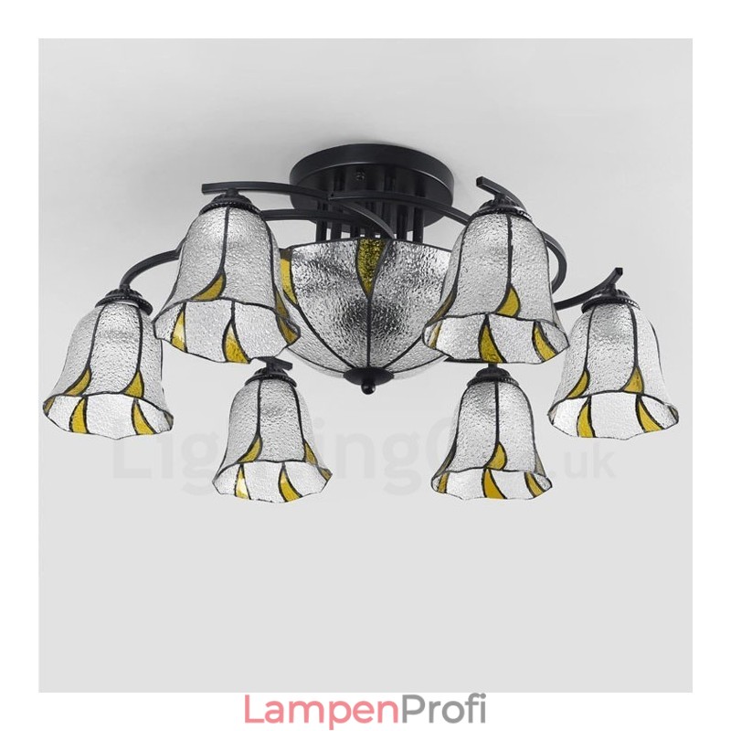 9-flammiger integrierter Badezimmer-Kronleuchter aus Metall im mediterranen Stil