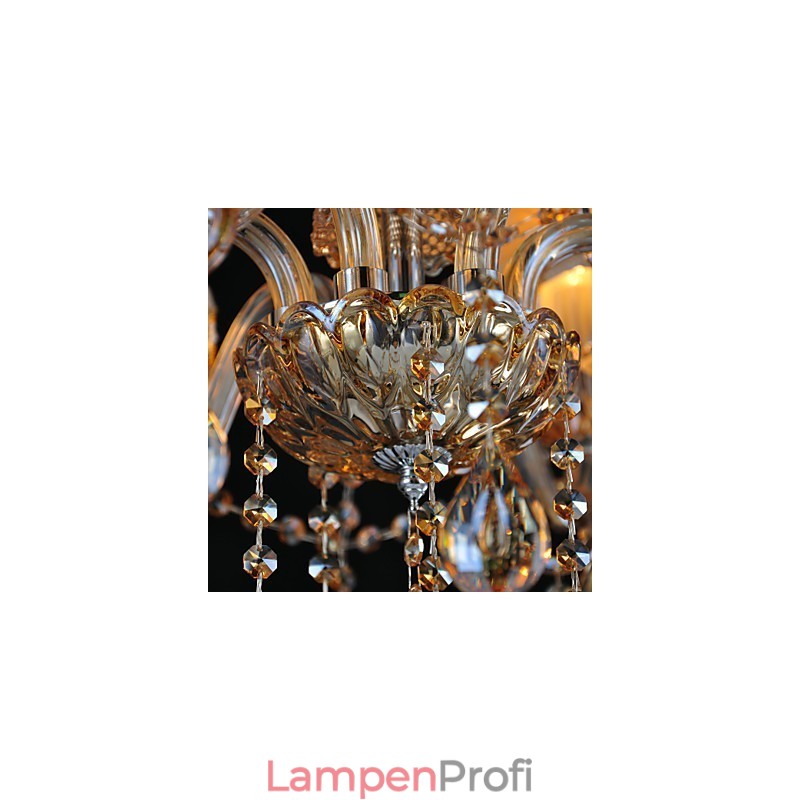 Kronleuchter Kristall Traditionell Klassisch Glas 6 Licht