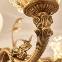 6-flammiger traditioneller klassischer integrierter Kronleuchter aus Metall