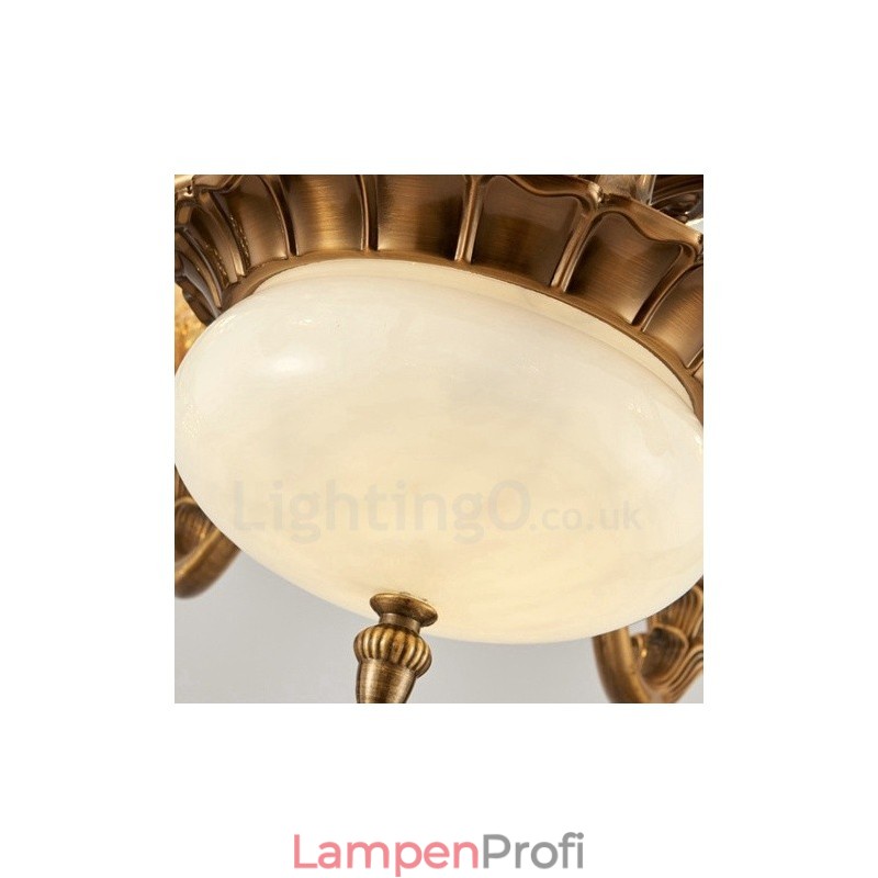 6-flammiger traditioneller klassischer integrierter Kronleuchter aus Metall