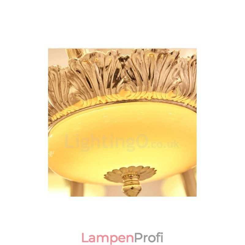 6-flammiger traditioneller klassischer integrierter Luxus-Kronleuchter aus Metall