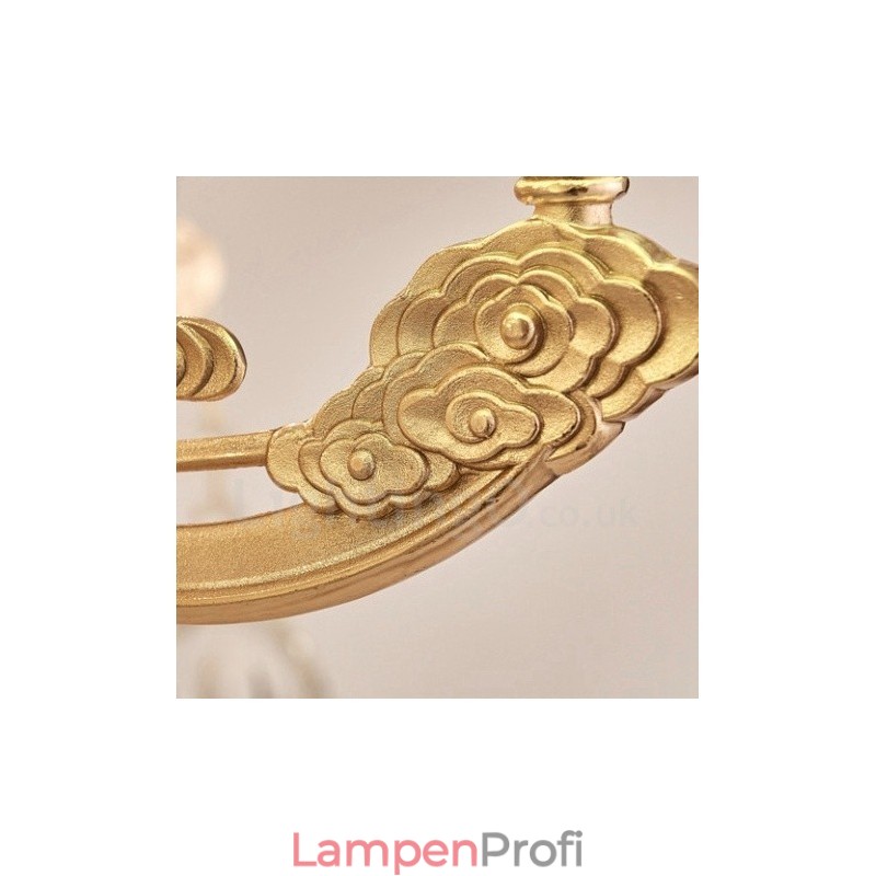 8-flammiger traditioneller klassischer integrierter Kronleuchter aus Metall