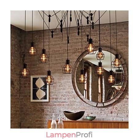 Kreative Pendelleuchte im amerikanischen Stil mit 12 Lichtern