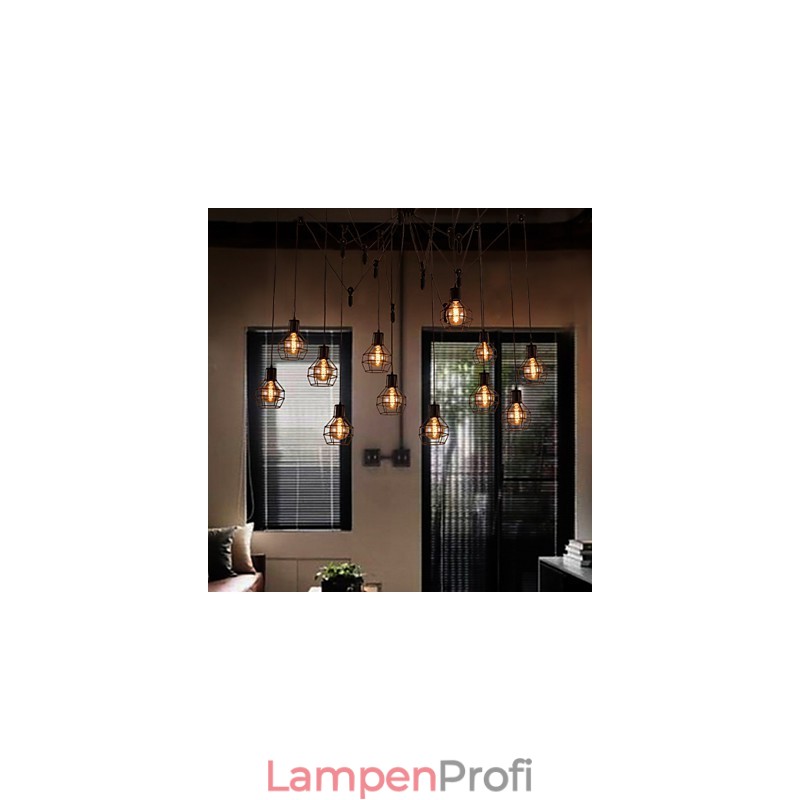 Kreative Pendelleuchte im amerikanischen Stil mit 12 Lichtern