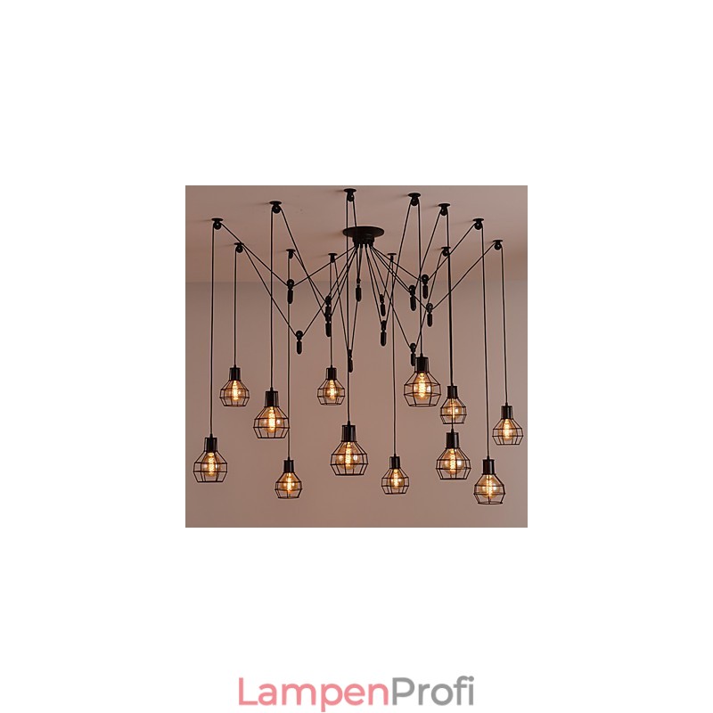 Kreative Pendelleuchte im amerikanischen Stil mit 12 Lichtern