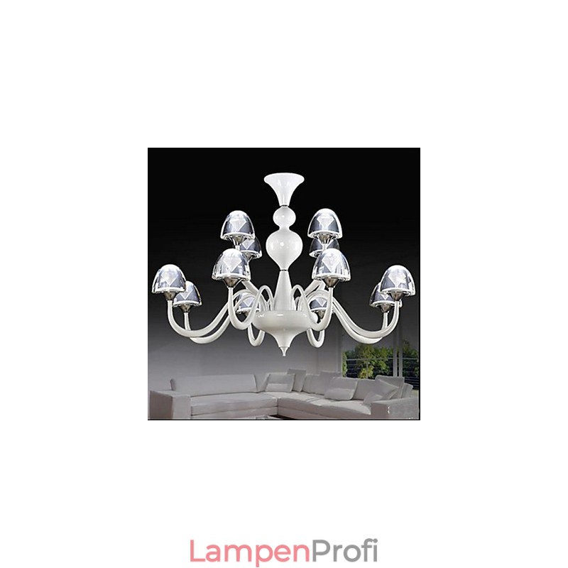 Moderner minimalistischer kreativer Kristallpilz-Anhänger 8+4