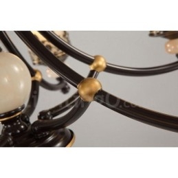 6-flammiger traditioneller klassischer integrierter Kronleuchter aus Metall