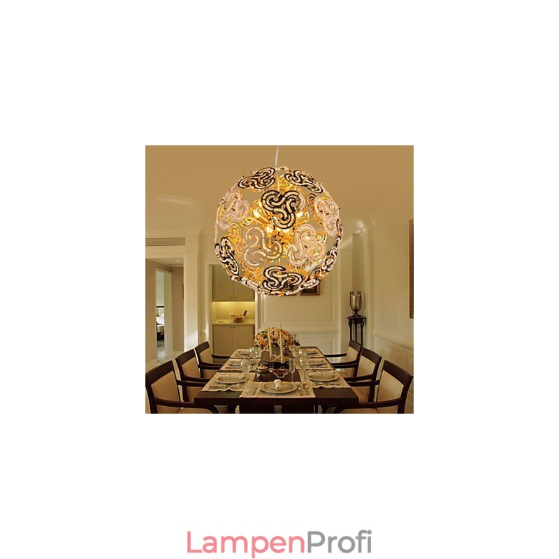 Einfache moderne Kronleuchter Kristallkugel Globe Pendelleuchte