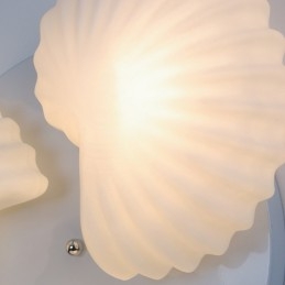 Traditioneller klassischer integrierter Kronleuchter mit 3 Lichtern und Glasschirm