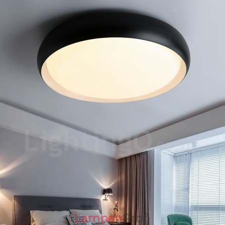 Moderne, zeitgenössische, integrierte Deckenleuchte aus Metall Moderne, zeitgenössische, integrierte Deckenleuchte aus Metall