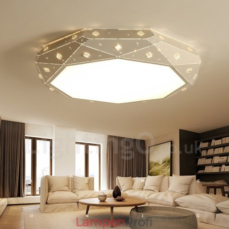 Moderne, zeitgenössische, integrierte Deckenleuchte aus Metall Moderne, zeitgenössische, integrierte Deckenleuchte aus Metall