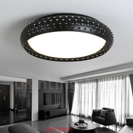 Moderne, zeitgenössische, integrierte Deckenleuchte aus Metall Moderne, zeitgenössische, integrierte Deckenleuchte aus Metall