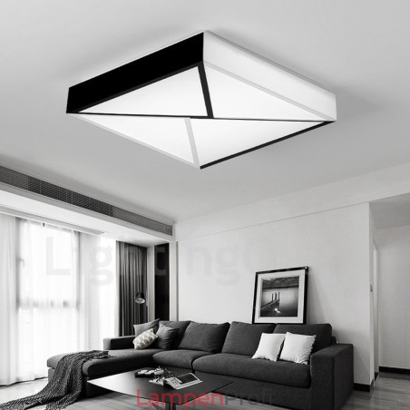 Moderne, zeitgenössische, integrierte Deckenleuchte aus Metall Moderne, zeitgenössische, integrierte Deckenleuchte aus Metall
