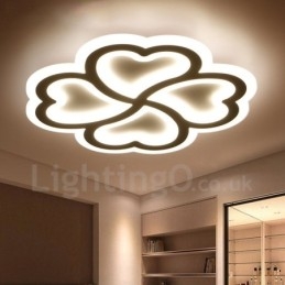 Moderne, zeitgenössische, integrierte Deckenleuchte aus Metall