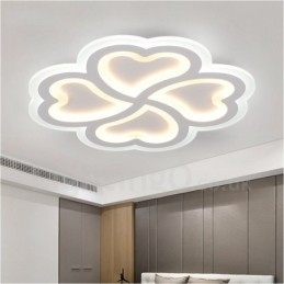 Moderne, zeitgenössische, integrierte Deckenleuchte aus Metall