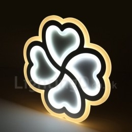 Moderne, zeitgenössische, integrierte Deckenleuchte aus Metall