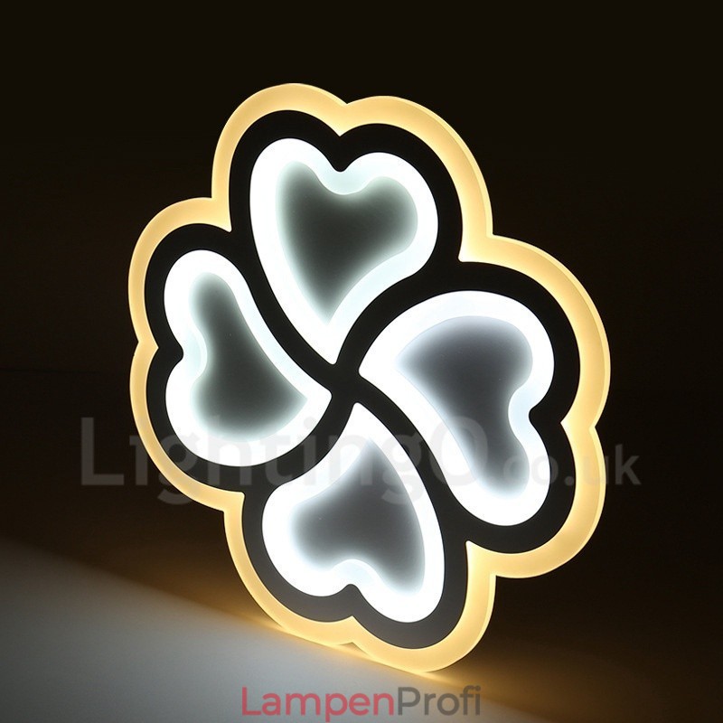 Moderne, zeitgenössische, integrierte Deckenleuchte aus Metall