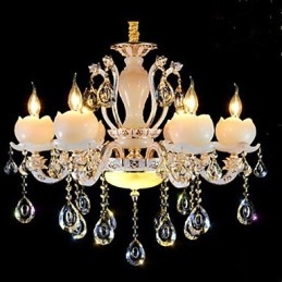 Luxuriöser Anhänger aus Zinklegierung im europäischen Stil mit Jadekristallen