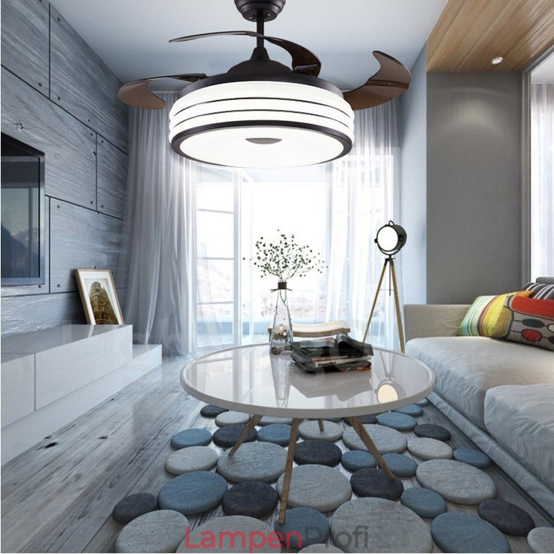 Moderne zeitgenössische unsichtbare Deckenventilator-Deckenventilatoren