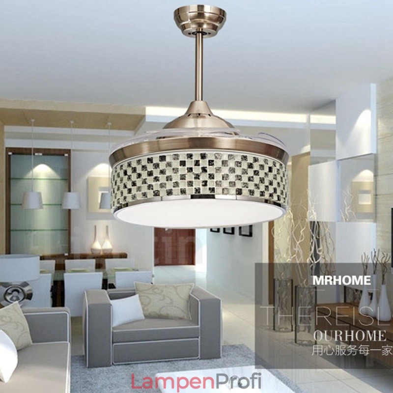Moderne zeitgenössische unsichtbare Deckenventilator-Deckenventilatoren