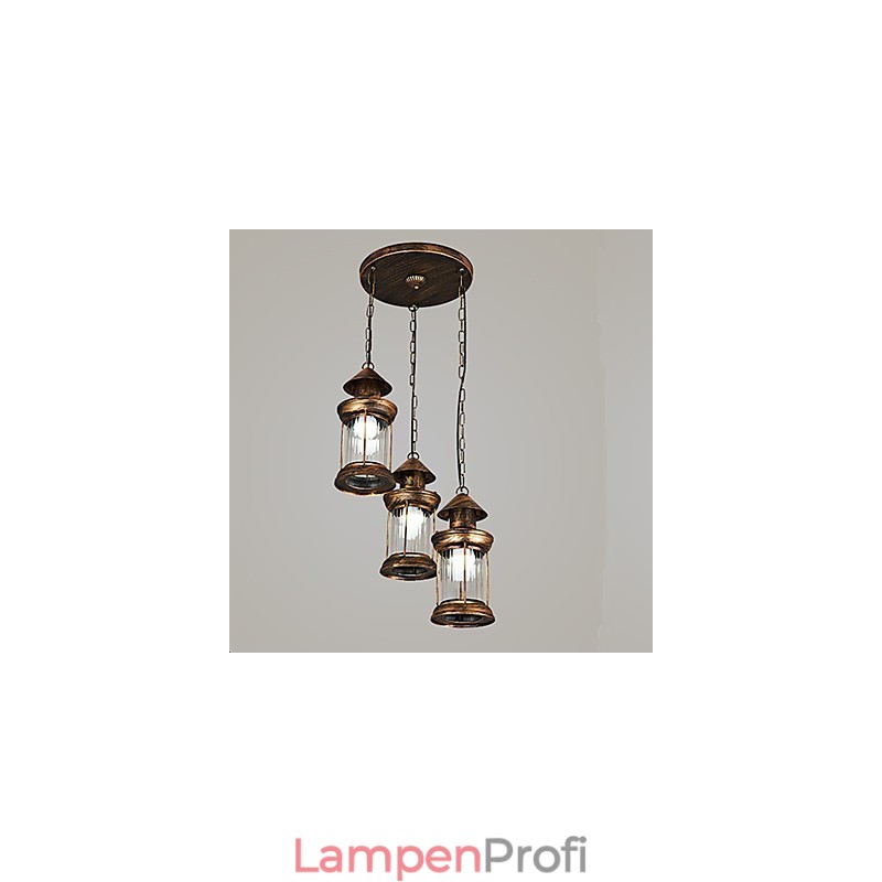 Rustikale Lodge Vintage Retro Mini-Stil Metall Pendelleuchte