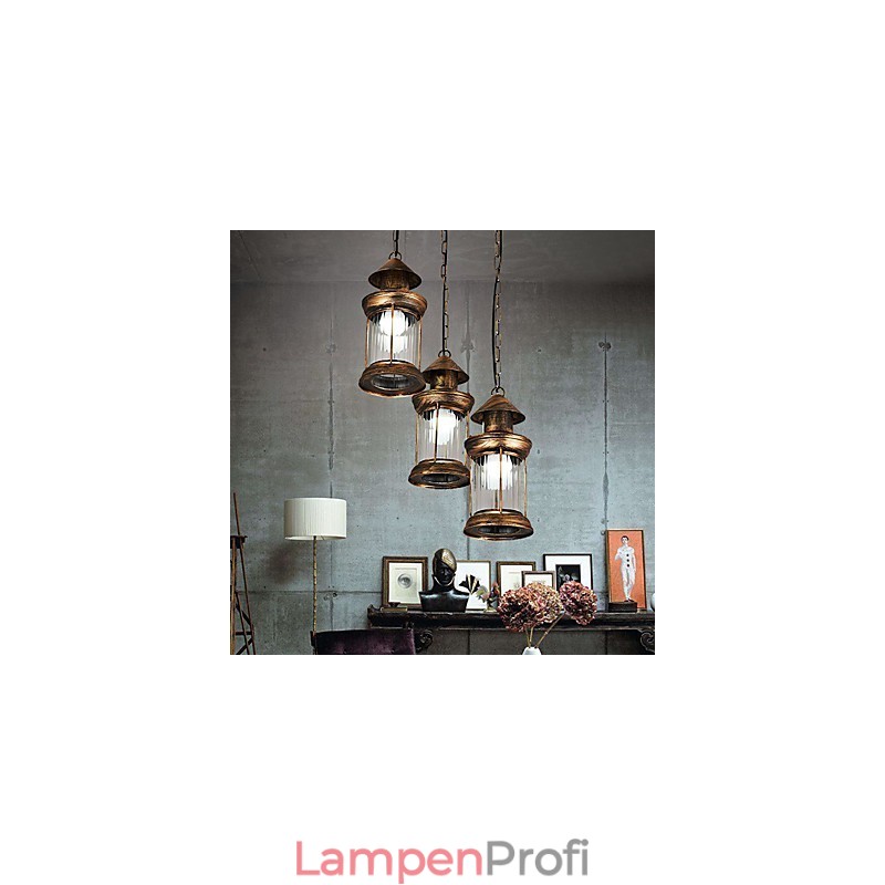 Rustikale Lodge Vintage Retro Mini-Stil Metall Pendelleuchte