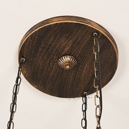 Rustikale Lodge Vintage Retro Mini-Stil Metall Pendelleuchte