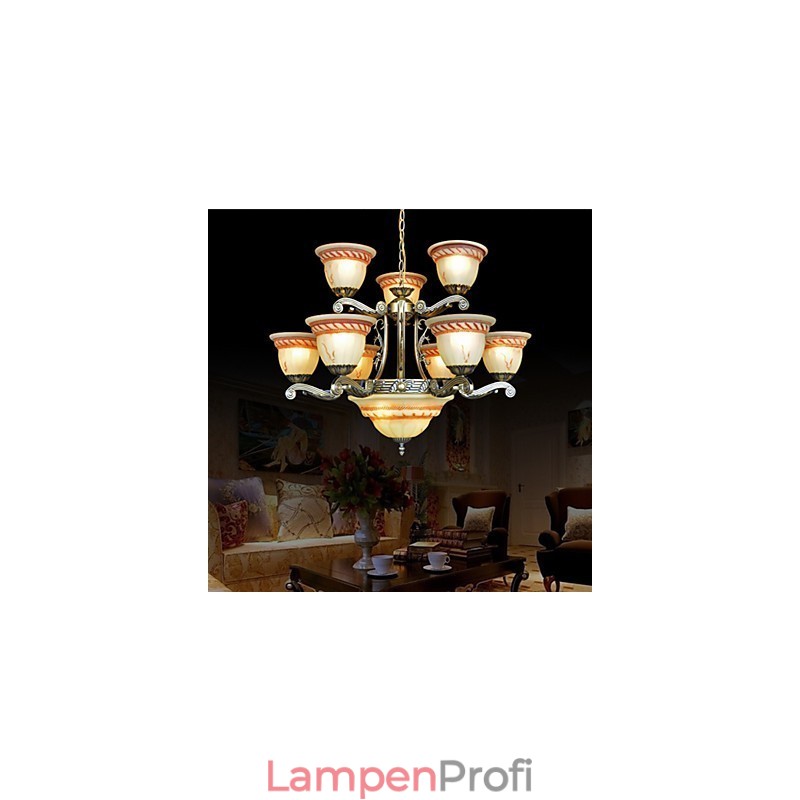 Kronleuchter Traditionell Klassisch Vintage Retro Metall