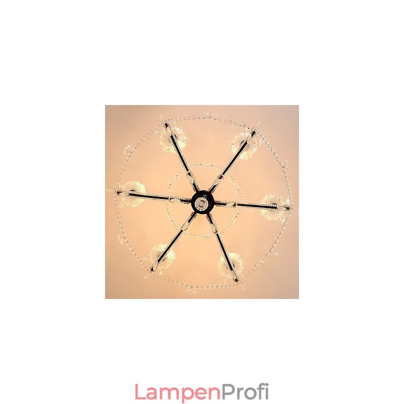 6 Lichter Kristall Kronleuchter Modern Zeitgenössisch Traditionell Klassisch Rustikal Lodge Vintage Retro