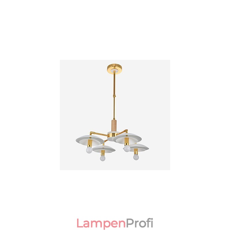4-flammiger Kronleuchter im Mini-Stil, traditionell, klassisch, modern und zeitgenössisch