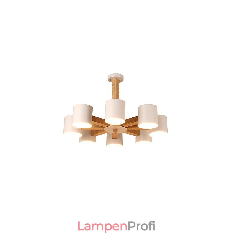 Kronleuchter mit 8 Lichtern, modern, zeitgenössisch, traditionell, klassisch, Vintage, Landhausstil, Holz-Funktion für Holz