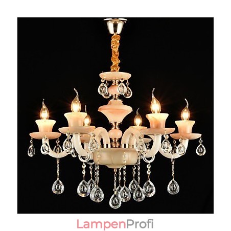 Modernes, zeitgenössisches, traditionelles, klassisches, galvanisiertes Feature für Kristall-Kronleuchter im Mini-Stil aus Metall