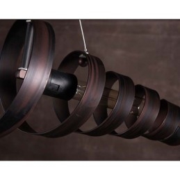 Retro Eisenlampe Moderner minimalistischer Kronleuchter im Industriestil