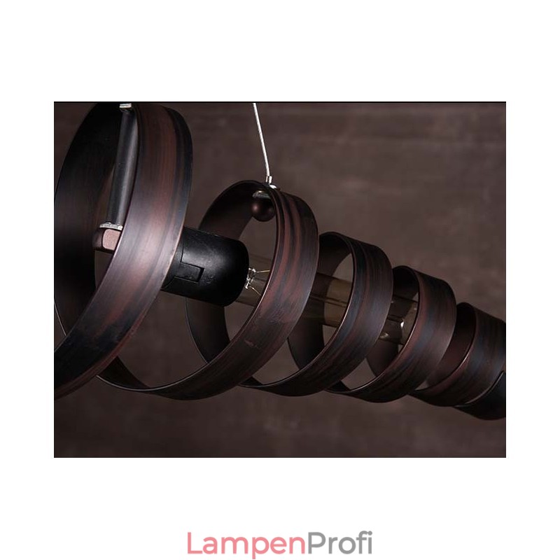 Retro Eisenlampe Moderner minimalistischer Kronleuchter im Industriestil
