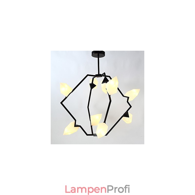 Neun Licht Post Moderne Metall mit Glas Pfirsich Kronleuchter Lampe die Kantine Schmücken Pendelleuchte