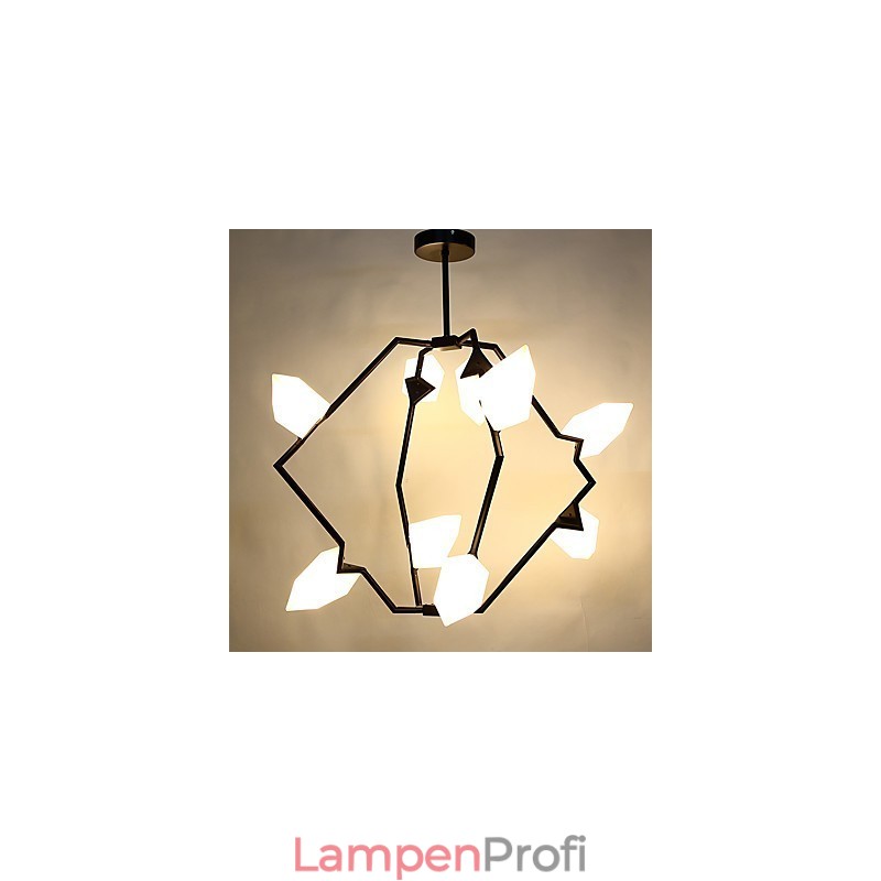 Neun Licht Post Moderne Metall mit Glas Pfirsich Kronleuchter Lampe die Kantine Schmücken Pendelleuchte