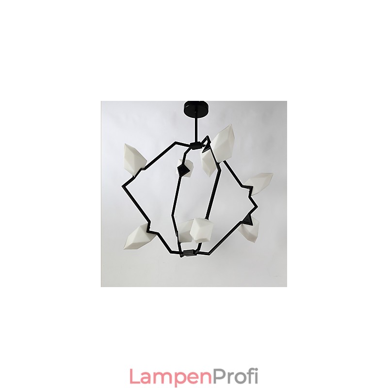 Neun Licht Post Moderne Metall mit Glas Pfirsich Kronleuchter Lampe die Kantine Schmücken Pendelleuchte