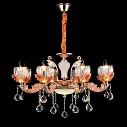 Moderne zeitgenössische traditionelle klassische Zinklegierungsfunktion für Kristall-Mini-Metallpendelleuchte