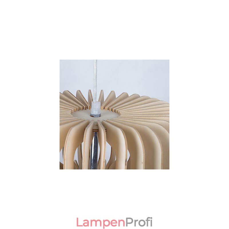 Vintage Dreischichtiger Kuchenholz-Kronleuchter