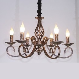 Retro Einfache Lampe Kupferfarbene Lampe Kerzenlampe