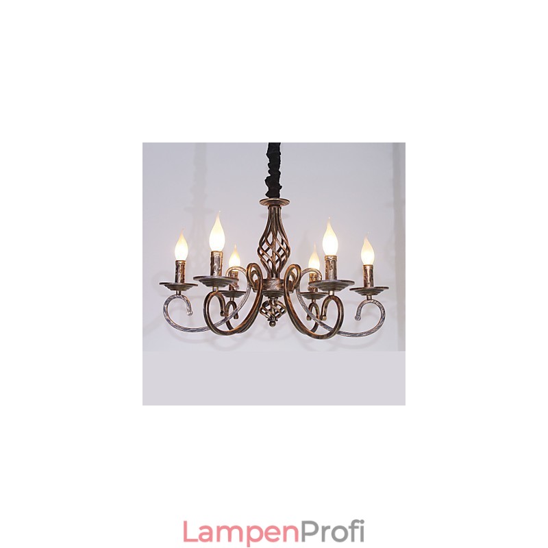 Retro Einfache Lampe Kupferfarbene Lampe Kerzenlampe