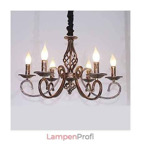 Retro Einfache Lampe Kupferfarbene Lampe Kerzenlampe Retro Einfache Lampe Kupferfarbene Lampe Kerzenlampe