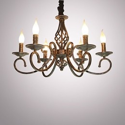 Retro Einfache Lampe Kupferfarbene Lampe Kerzenlampe
