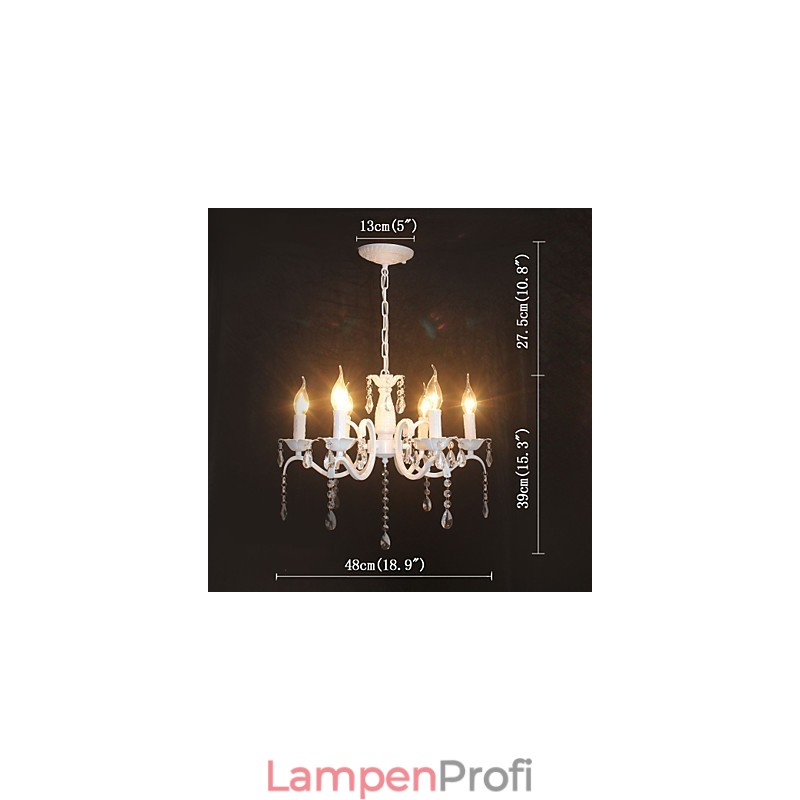 Kronleuchter Moderne Kristall Mini Kerze Stil Eisen Lampe Lampen