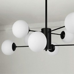 Modernes, zeitgenössisches, traditionelles, klassisches Gemälde für einen Kronleuchter aus Metall im Mini-Stil