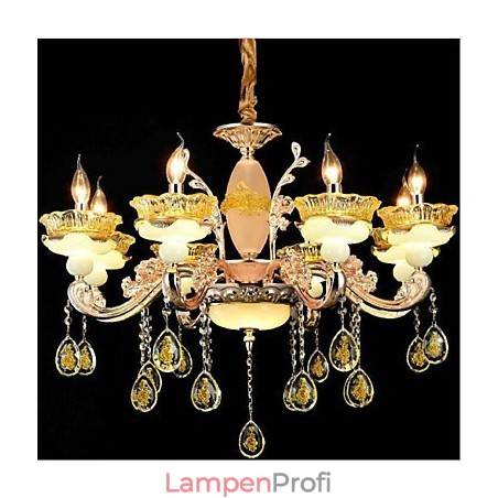 Traditionelles, klassisches galvanisiertes Merkmal für einen Kronleuchter aus Kristall im Mini-Stil aus Metall mit 8 Glühbirnen Traditionelles, klassisches galvanisiertes Merkmal für einen Kronleuchter aus Kristall im Mini-Stil aus Metall mit 8 Glühbirnen