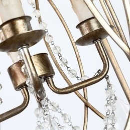 Vier Licht Vintage Metall Amerikanischen Industrie Loft Malerei Farbe Europäischen Kronleuchter Lampe die Indoor Dekorieren Pendelleuchte